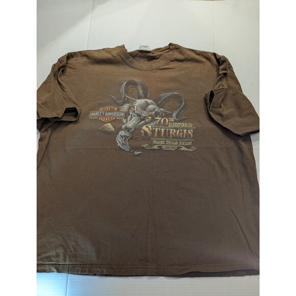 Harley Davidson 2010 sturgis graphic XXXL tee duel side graphics - Picture 2 of 5